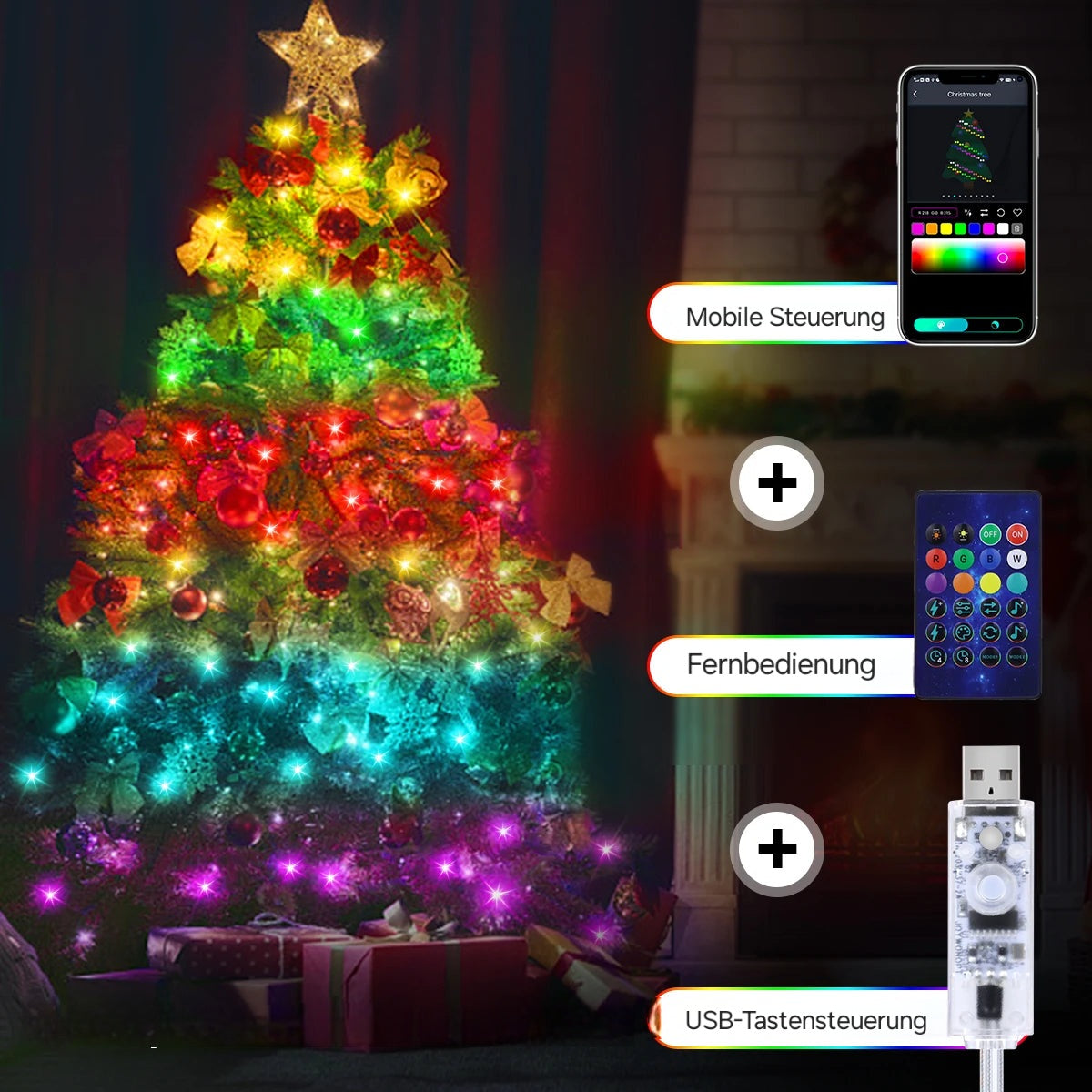 FestiveGlow™ LED Weihnachtsbaum